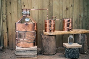 20 Gallon Copper Moonshine Kit - PATRIOT SERIES - HANDCRAFTED IN THE USA! - Picture 1 of 10