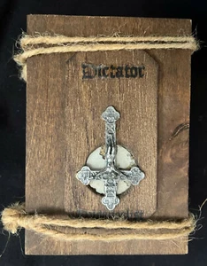 DICTATOR Dysangelist 2009 WOOD CASSETTE BOX US PHR005 ONLY 200 EX+ Black Metal - Picture 1 of 10