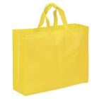 Wiederverwendbare Non Woven Tote Bags, 10 Pack Stoff Treat Bag mit Griffen, gelb
