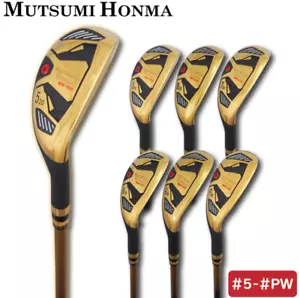 NEW MUTSUMI HONMA MH030 Utility Iron Hybrid #5 Flex R Graphite Shaft Right Hand - Picture 1 of 9