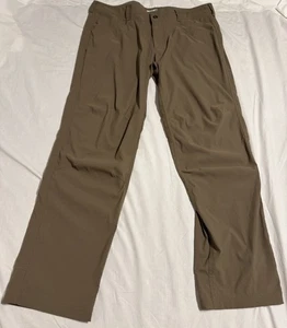 Marmot Pants Mens 36 Brown Performance Stretch Hiking Outdoor UPF Quick Dry XL - Picture 1 of 15