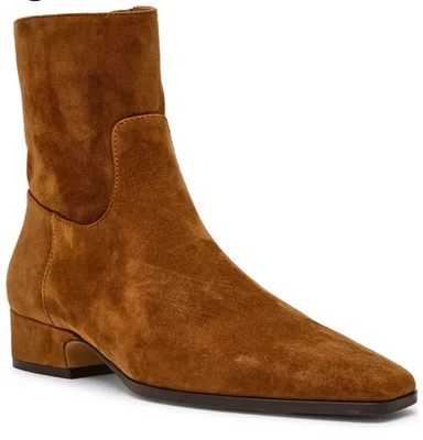 NIB Steve Madden Women's Dusty Suede Bootie in Chestnut - Image 1 of 3