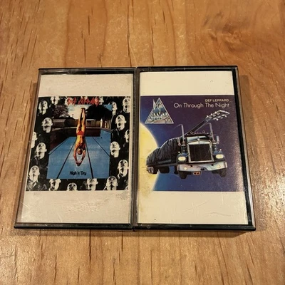 Def Leppard - High N Dry CASSETTE TAPE 1st US issue CRC diamond head on through - Image 1 of 4