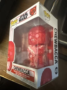 FUNKO POP! STAR WARS VALENTINES CHEWBACCA #419 VINYL FIGURE W/PROTECTOR - Picture 1 of 5