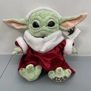 Build A Bear Star Wars Grogu Plush Holiday Christmas Santa Mandalorian Baby Yoda - Picture 1 of 12