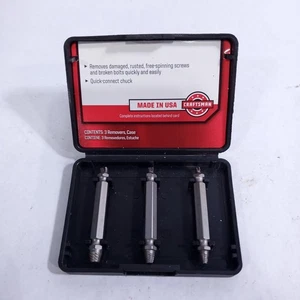 Removedores de tornillos dañados Craftsman 3 piezas. - Imagen 1 de 4