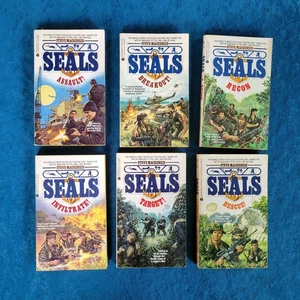 SEALS - SIX DIFFERENT PAPER BACKS ; STEVE MACKENZIE ; ACTION / ADVENTURE - Picture 1 of 2