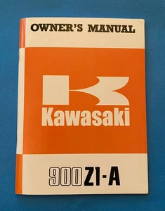 1974 KAWASAKI 900 Z1-A OWNER'S MANUAL NICE QUALITY REPRODUCTION - Bild 1 von 10