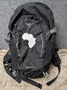 Osprey Hikelite 18 Series Black Backpack with Rain Cover - Picture 1 of 16