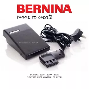Genuine Bernina 1008 Electric Foot Control Controller Pedal (1000 - 1020) - Picture 1 of 1
