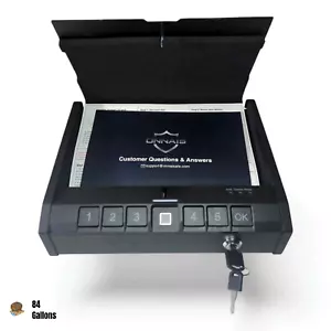 ONNAIS HX-008 Iron SE Biometrischer Pistolentresor - Fingerabdruck & Tastenblock - Bild 1 von 15