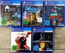 Playstation 4 VR Sammlung  PS4 - 5 Spiele - Apex, Star Wars, Concrete Genie, Neu