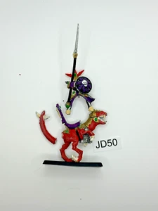 Warhammer Fantasy Dunkelelfen Champion / General on Cold One OOP Metall Vintage - Bild 1 von 1