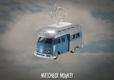 Volkswagen Bay Tipo 2 Doble Cabina Cámper Camión Adorno de Navidad VW Van Bulli T2 Foto 1 de 4