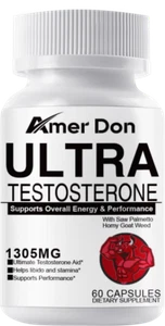 Ultra Testosterone Booster for Men Strength Performance Energy Herbal Formula - Picture 1 of 10