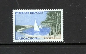 Francia 1961 30c Arcachon veleros de playa MNH SC 1008 - Imagen 1 de 1
