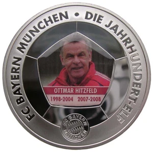 FC BAYERN MÜNCHEN - MÜNZE-MEDAILLE - DIE JAHRHUNDERT-ELF - OTTMAR HITZFELD - Bild 1 von 2