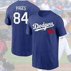 HOT - Andy Pages #84 Los Angeles Dodgers 2024 Player Name & Number T-Shirt