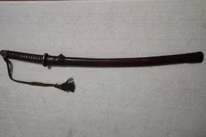 Japanese WWII Era Japanese Military Officer's Sword Mounting No Blade from Japan - Picture 1 of 10