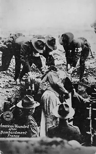 PRIMERA GUERRA MUNDIAL KAVANAUGH POSTAL SOLDADOS HERIDOS ESTADOUNIDENSES DESPUÉS DEL BOMBARDEO FRANCIA 033025 - Imagen 1 de 2