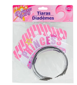 8 sombreros coronas cumpleaños princesa tiaras - Imagen 1 de 1