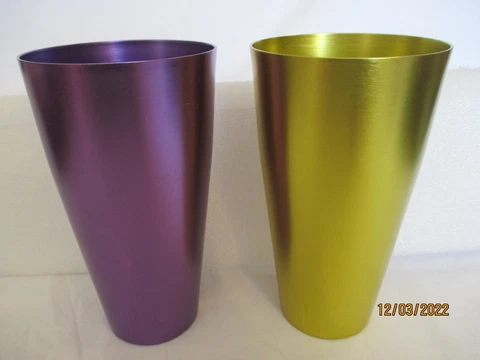 LSU Tigers Gold and Purple Metal Tumblers Cover
