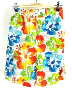 U.S. Polo Assn Boy's Colorful Hawaiian Flower Swimwear.  Size XL (14-16) - Picture 1 of 3