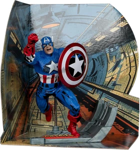 McFarlane Toys Marvel Captain America #100 Collectible 1:10 Figure with Scene - Picture 1 of 8
