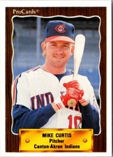 1990 CMC Mike Curtis #733 Canton-Akron Indians