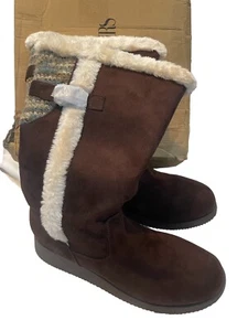 Dream Pairs Women's Snow Boots Mid-Calf Fashion Boot DSB212 BROWN, Size 10 - Picture 1 of 5