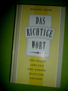 Michael Adam"Das richtige Wort" - Bild 1 von 2