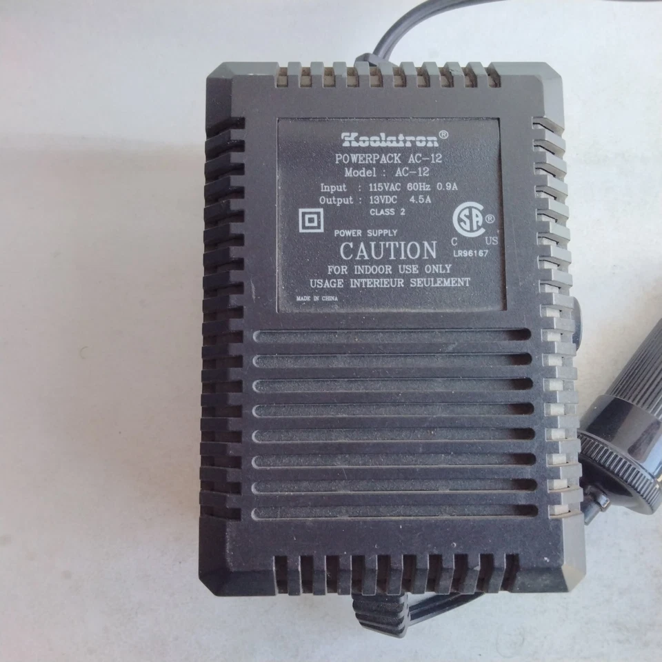 Fuente de alimentación de CA Koolatron Ice Chest modelo AC-12 13 voltios CC 4,5 amperios Foto 1 de 4
