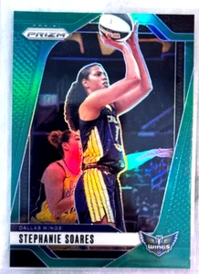 Stephanie Soares 2024 Panini Prizm WNBA Green Prizm Card-#47 Dallas Wings - Picture 1 of 4