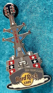 GUITARRA SAN FRANCISCO FLOET WEEK US NAVY DESTRUYER SHIP 2006 Hard Rock Café LE - Imagen 1 de 1