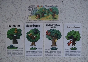 "Juego BPZ ""Rompecabezas de árboles de colores"" 1994 ¡los 4 diferentes! - Imagen 1 de 1