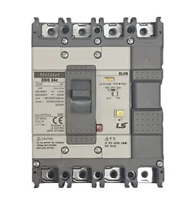 Interruptor de circuito con fugas a tierra LS eléctrico EBS34c 30AF ELCB 4 polos tipo S 220/460V - Imagen 1 de 3