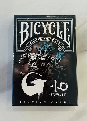GODZILLA Bicycle Playing Cards , Movie GODZILLA-1.0 , Japan Limited 2024 - Image 1 of 4