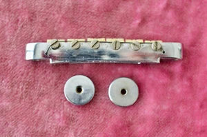 Vintage Gibson 1960's ABR-1 Chrome Bridge Patent Number Nylon Saddles ES-335 SG - Picture 1 of 7