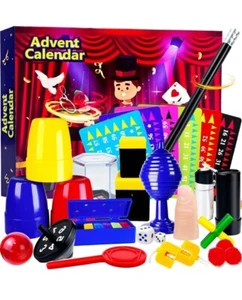 Adventskalender Zauberset Zaubertricks für Kinder zum Aufführen - Bild 1 von 12