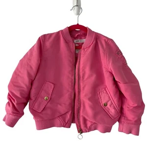 H&M Mädchen rosa Bomberjacke 5-6Y - Bild 1 von 6