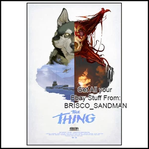 Kühlschrankspaß Kühlschrankmagnet DAS DING FILMPLAKAT Version D 80er Horror SciFi - Bild 1 von 3