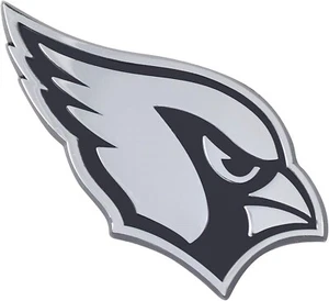 Arizona Cardinals Car Truck Real Chrome Metal Automotive Emblem True 3-D - Picture 1 of 1