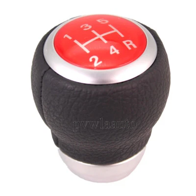 Perilla de cambio de marchas de cuero Mt de 5 velocidades para Subaru Impreza Wrx Sti Outback 2009-2019 Foto 1 de 4