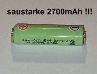 Ersatz-Akku -Spezial- für WELLA CONTURA HS40 HS41 Haarschneider 1,2V 2700mAh