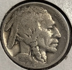 1919 Philadelphia Mint Buffalo Nickel - Picture 1 of 2
