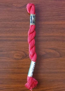 DMC Pearl Cotton Size 5 Color #321 Red BRAND NEW IN PACKAGING - Picture 1 of 1