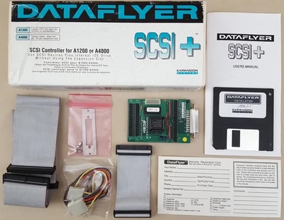 Controlador DATAFLYER SCSI+ para Commodore Amiga 4000 A4000 ¡Completo en CAJA! Foto 1 de 4