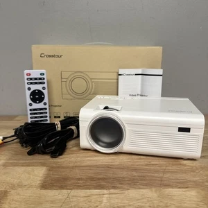 Mini proyector de video LED Crosstour P600 Home - control remoto y cables incluidos - Imagen 1 de 8