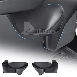 Caja de almacenamiento de silicona para puerta delantera de coche negra 2 piezas para Tesla modelo Y Juniper 2025 - Imagen 1 de 9