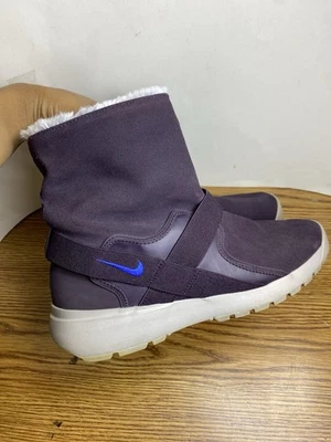 Nike Sportswear Golkana Burgundy Suede Insulated Boots 862513-600 Women Size 10M - Image 1 of 4